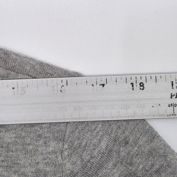 Eileen Fisher Sweater Womens Large Sequined V-neck Gray Organic Cotton/Cashmere - Picture 7 of 9